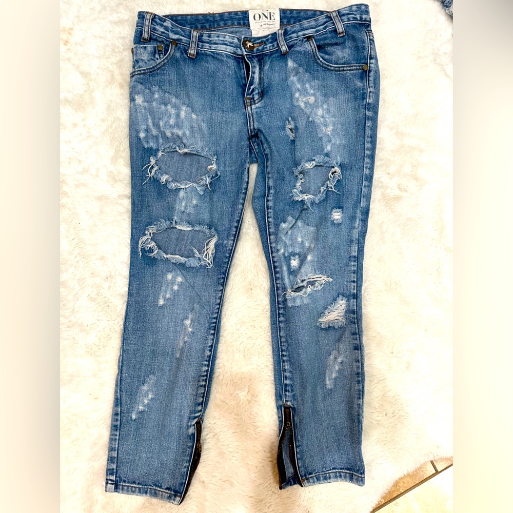 One Teaspoon freebirds trashed jeans 29